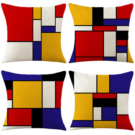 Geometry Pillow Cases Soft Decorative Throw Pillow Covers Outdoor Cushion Covers for Home Sofa Decor