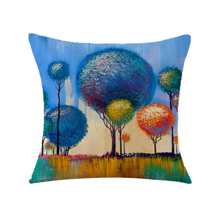 Linen Decorative Throw Pillow Covers Valentine's Day pillowcase Square Cushion Cover Pillowcase for Sofa