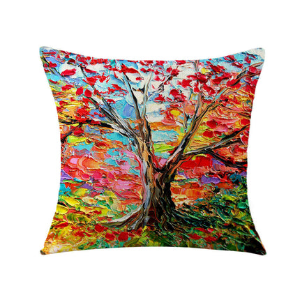 Linen Decorative Throw Pillow Covers Valentine's Day pillowcase Square Cushion Cover Pillowcase for Sofa