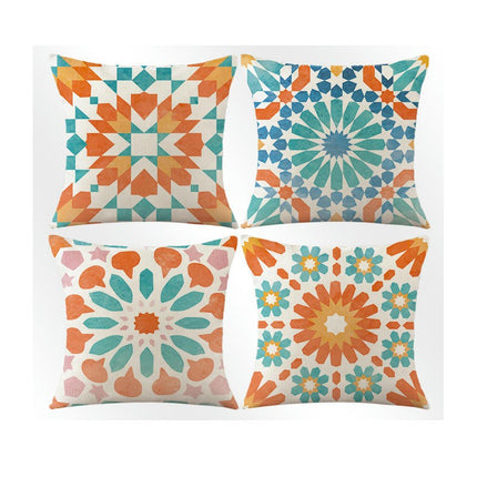 Bohemian Decorative Throw Pillow Cover Square Pillow Covers For Home Living Room Bed Sofa Car