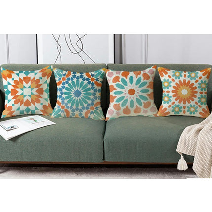 Bohemian Decorative Throw Pillow Cover Square Pillow Covers For Home Living Room Bed Sofa Car
