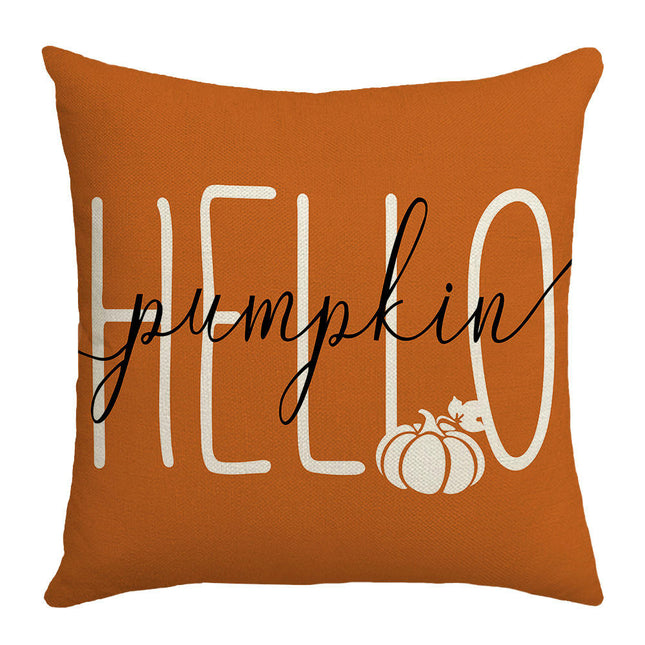 Pumpkin Pillow Covers Thanksgiving Decor Autumn Cushion Covers Outdoor Throw Pillow Covers