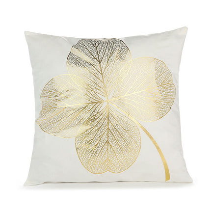 Home Decorative Throw Pillow Covers Gold Pillow Covers Geometric Square Cushion Covers For Sofa
