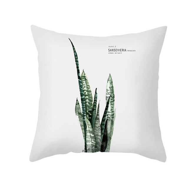 Green Outdoor Cushion Covers Waterproof Throw Pillow Covers Summer Leaves Pillows Cover Decorative for Home