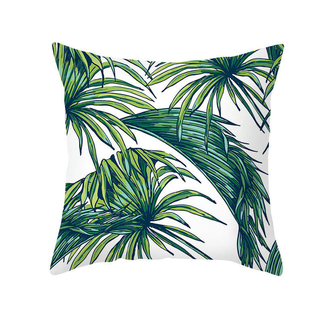 Green Plants Cushion Covers Waterproof Throw Pillow Covers Summer Pillows Cover Decorative for Home