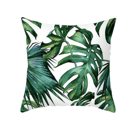 Green Plants Cushion Covers Waterproof Throw Pillow Covers Summer Pillows Cover Decorative for Home