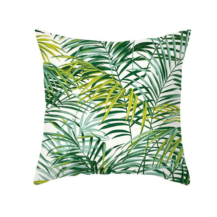 Green Plants Cushion Covers Waterproof Throw Pillow Covers Summer Pillows Cover Decorative for Home