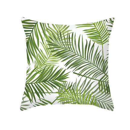 Green Plants Cushion Covers Waterproof Throw Pillow Covers Summer Pillows Cover Decorative for Home