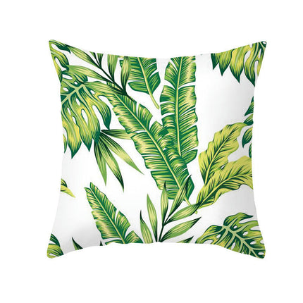 Green Plants Cushion Covers Waterproof Throw Pillow Covers Summer Pillows Cover Decorative for Home