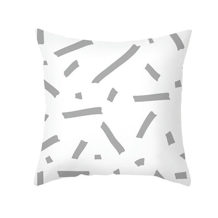 Pillow Covers,Geometry Square Throw Pillow Covers Soft Outdoor Cushion Covers for Sofa Bed Home Decor