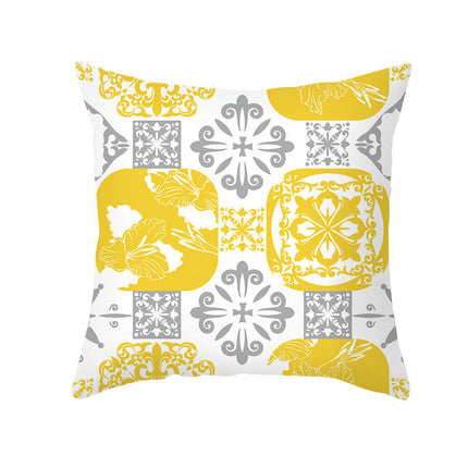 Pillow Covers,Geometry Square Throw Pillow Covers Soft Outdoor Cushion Covers for Sofa Bed Home Decor