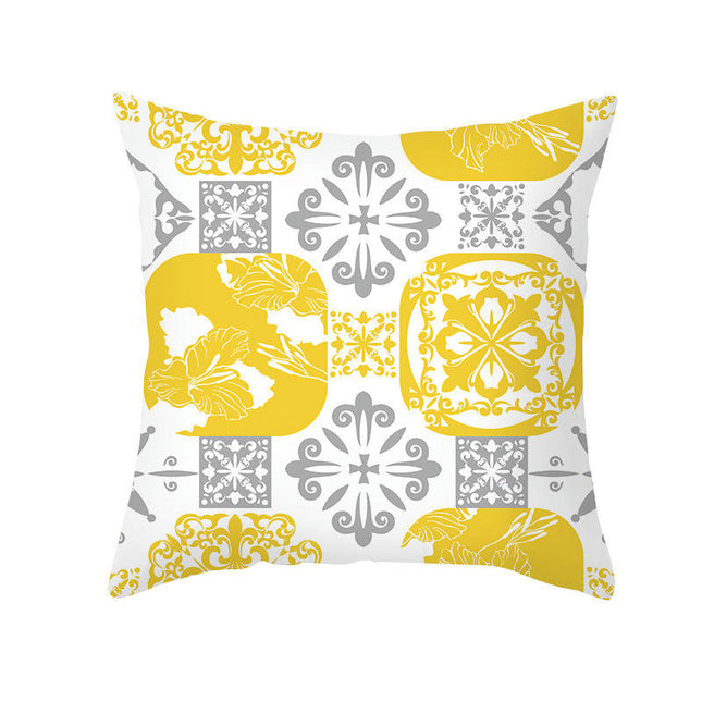 Pillow Covers,Geometry Square Throw Pillow Covers Soft Outdoor Cushion Covers for Sofa Bed Home Decor