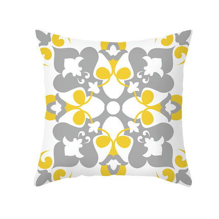 Pillow Covers,Geometry Square Throw Pillow Covers Soft Outdoor Cushion Covers for Sofa Bed Home Decor