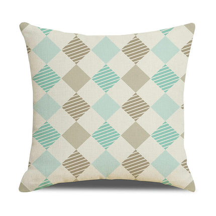 Throw Pillow Covers Geometric Pattern Decorative Pillow Cases Home Office Decor Square Soft Pillowcases