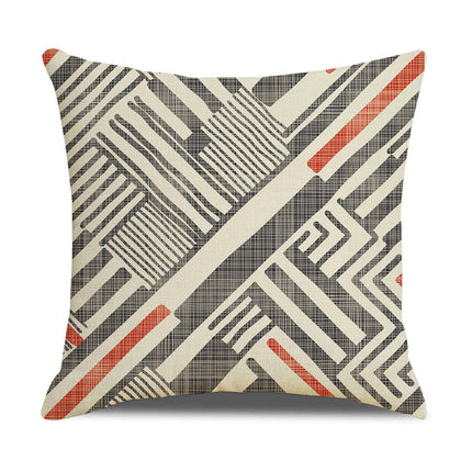 Geometric Stripes Cushion Covers Throw Pillow Covers Outdoor Decorative Home Decor for Bed Sofa Office