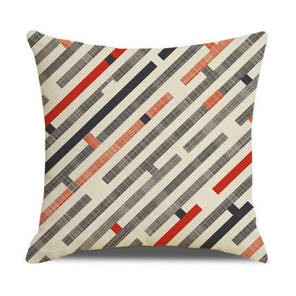 Geometric Stripes Cushion Covers Throw Pillow Covers Outdoor Decorative Home Decor for Bed Sofa Office