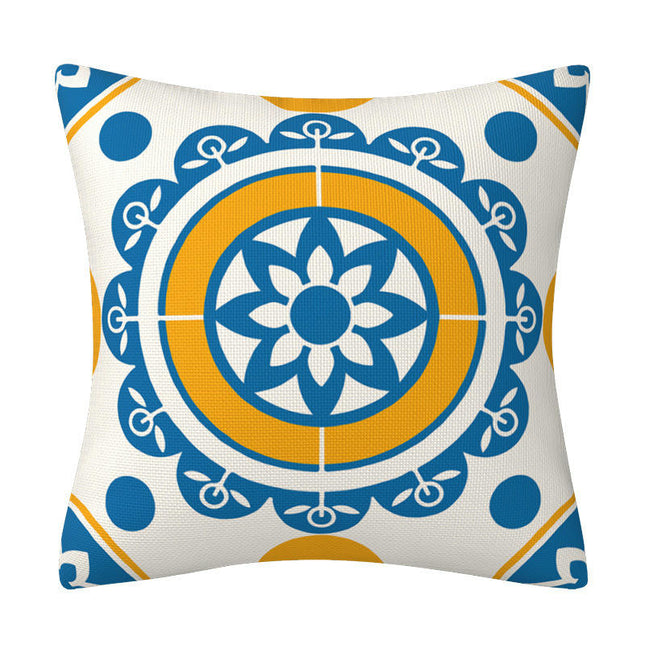 Throw Pillow Covers Floral and Bohemian Style Square Pillowcase Cushion Case Living Room Sofa Farmhouse
