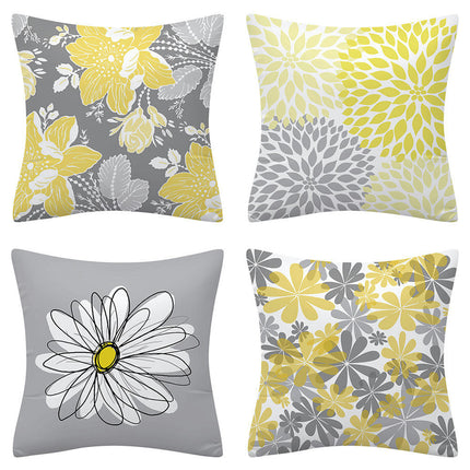 Pillow Covers Throw Pillow Cover Modern Daisy Pillows Case for Living Room Cushion Outdoor Home Decor