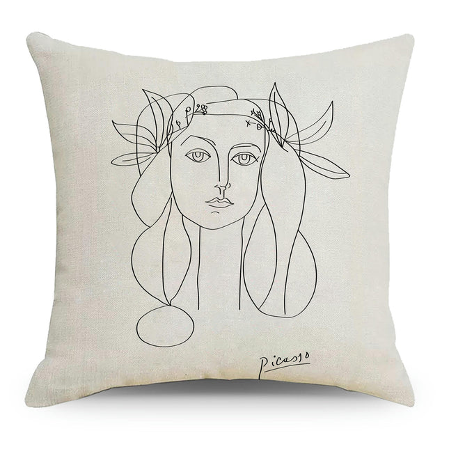 Throw Pillow Covers Abstract Art Decorative Pillow Cases Home Decor Square Simple Pillowcases