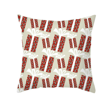 Christmas Pillow Cover Tree Snowflake Throw Pillow Case Square Cushion Decorative Cushion Cover for Sofa