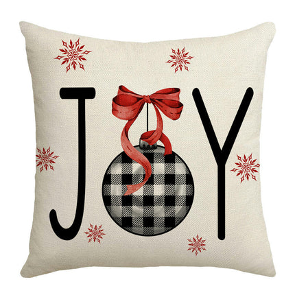 Christmas Pillow Cover Home Sofa Cushion Cover Living Room Holiday Decoration Soft Throw Pillow Covers-A