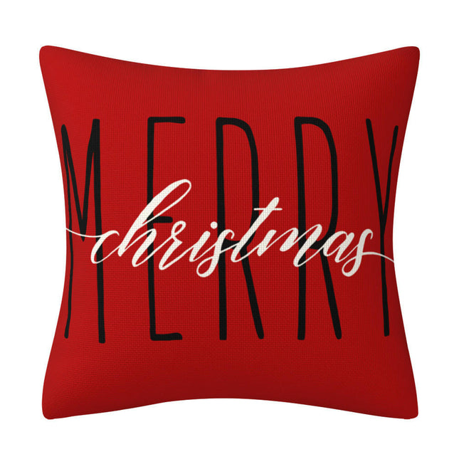 Christmas Snowman Pillowcase Throw Pillow Covers Cushion Cover Sofa Decorative Square Decorative
