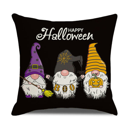Halloween Pillow Covers Letter Throw Pillows Cover Decor Halloween Square Cushion Covers for Home