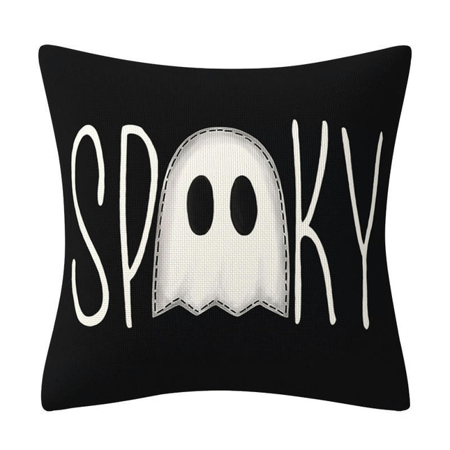 Halloween Decorations Pillow Covers Halloween Throw Pillow Covers Ghost Cushion Covers for Sofa