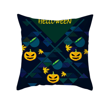 Halloween Decorations Pillow Covers Halloween Throw Pillow Covers Pumpkin Cat Cushion Covers for Sofa