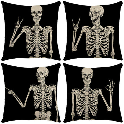 Halloween Pillow Covers,Home Decor Halloween Gifts Linen Sofa Throw Pillow Case Cushion Cover