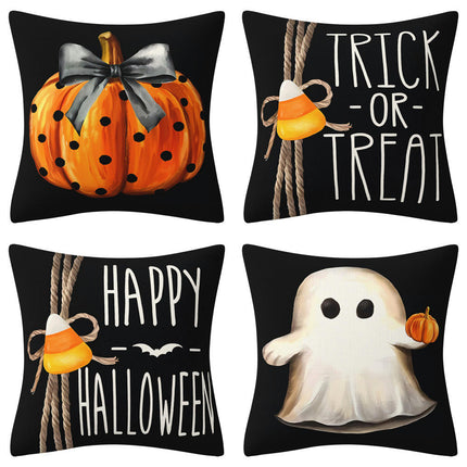 Halloween Pillow Covers,Home Decor Halloween Gifts Linen Sofa Throw Pillow Case Cushion Cover
