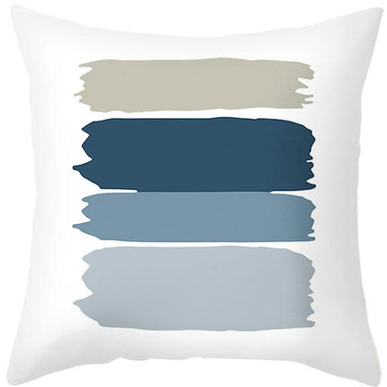 Abstract Art Throw Pillow Cover Square Pillow Covers Modern Farmhouse Decorative Pillowcases-A