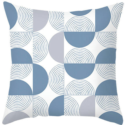 Abstract Art Throw Pillow Cover Square Pillow Covers Modern Farmhouse Decorative Pillowcases-A