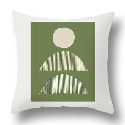 Abstract Art Throw Pillow Cover Square Pillow Covers Modern Farmhouse Decorative Pillowcases-B