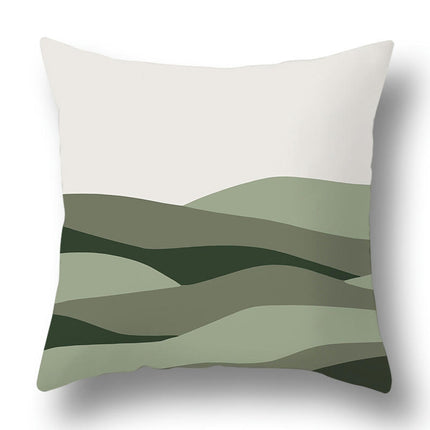 Abstract Art Throw Pillow Cover Square Pillow Covers Modern Farmhouse Decorative Pillowcases-B
