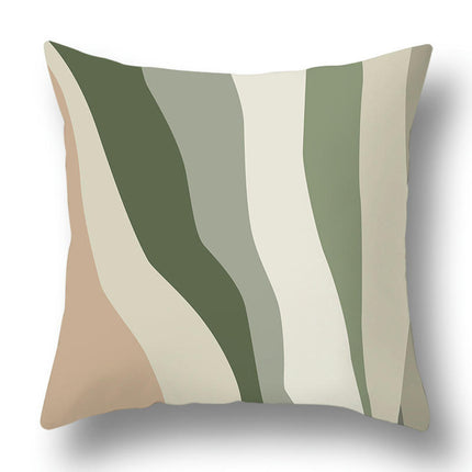 Abstract Art Throw Pillow Cover Square Pillow Covers Modern Farmhouse Decorative Pillowcases-B