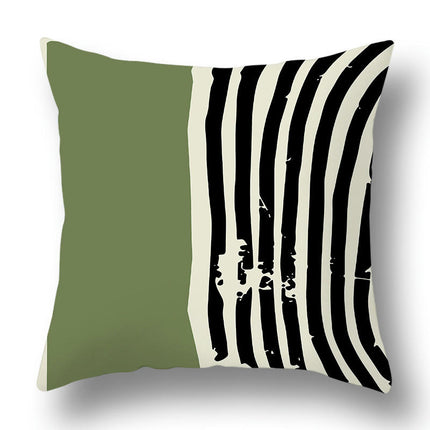 Abstract Art Throw Pillow Cover Square Pillow Covers Modern Farmhouse Decorative Pillowcases-B