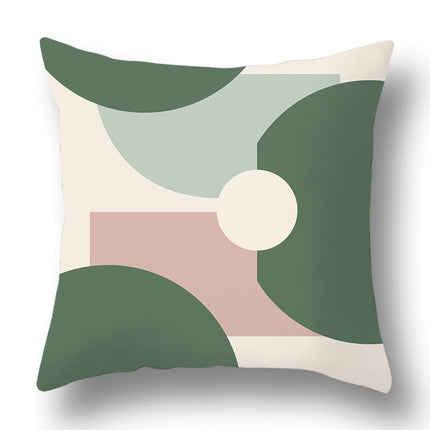 Abstract Art Throw Pillow Cover Square Pillow Covers Modern Farmhouse Decorative Pillowcases-B