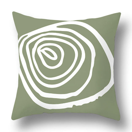 Abstract Art Throw Pillow Cover Square Pillow Covers Modern Farmhouse Decorative Pillowcases-B