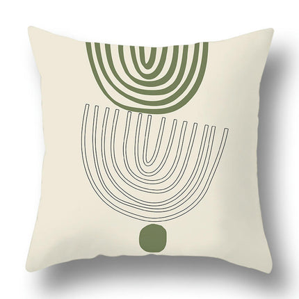 Abstract Art Throw Pillow Cover Square Pillow Covers Modern Farmhouse Decorative Pillowcases-B