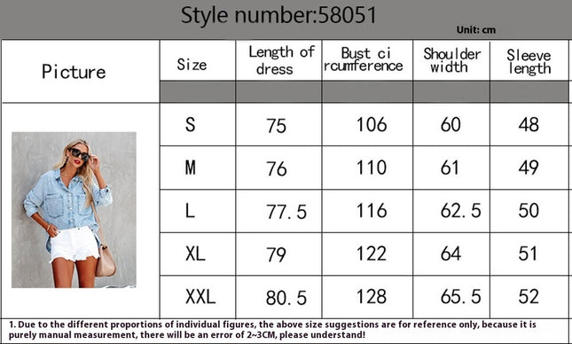 Denim Jacket for Women Button Down Long Sleeve Casual Jean Shacket Jackets
