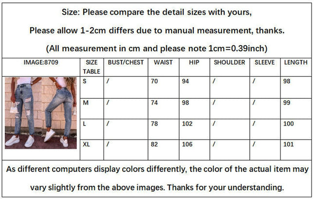 Boyfriend Ripped Jeans for Women High Waisted Distressed Denim Pants