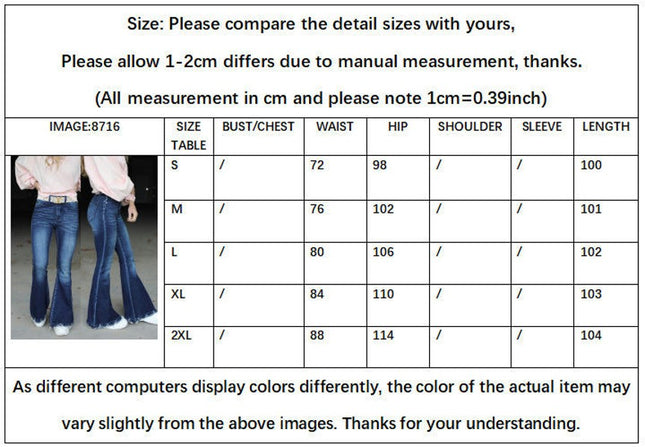 High Waisted Bell Bottom Jeans for Women Raw hem Flared Jean Pants