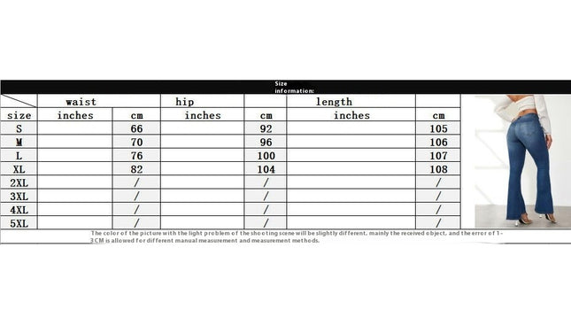 High Waisted Bell Bottom Jeans for Women Stretch Slimming Flare Jeans