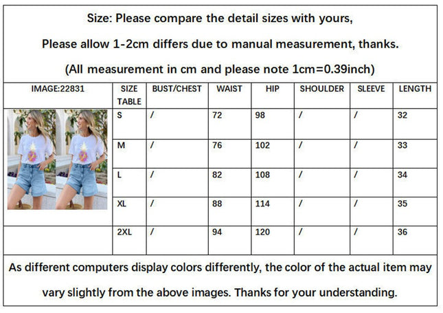 Women's Jean Shorts High Waisted Casual Folded Hem Denim Shorts