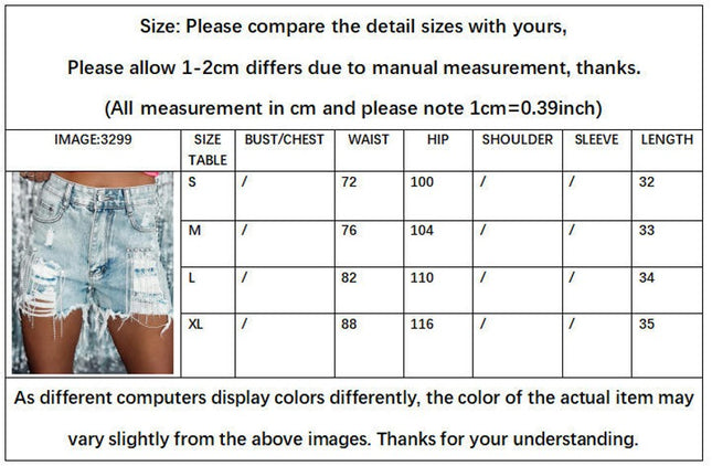 Women Mid Rise Ripped Stretchy Jeans Frayed Raw Hem Casual Tassels Denim Shorts