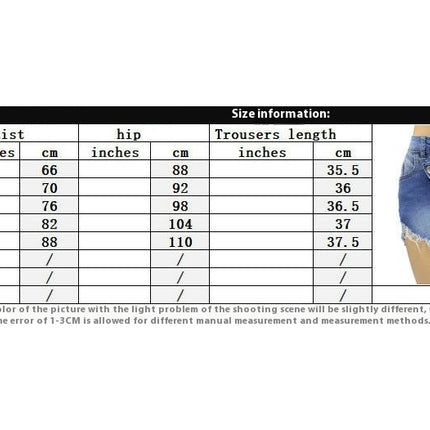 Jean Shorts for Women Mid Waisted Casual Frayed Raw Hem Denim Shorts