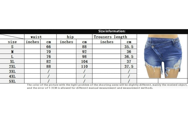 Jean Shorts for Women Mid Waisted Casual Frayed Raw Hem Denim Shorts