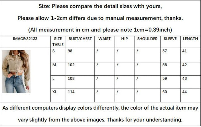 Long Sleeve Denim Jackets for Women Button Down Cropped Frayed Jean Jacket