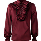 Velvet shirt red